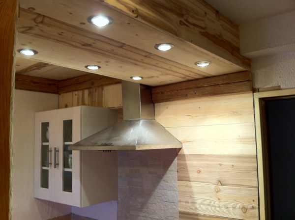 illumination of the kitchenette